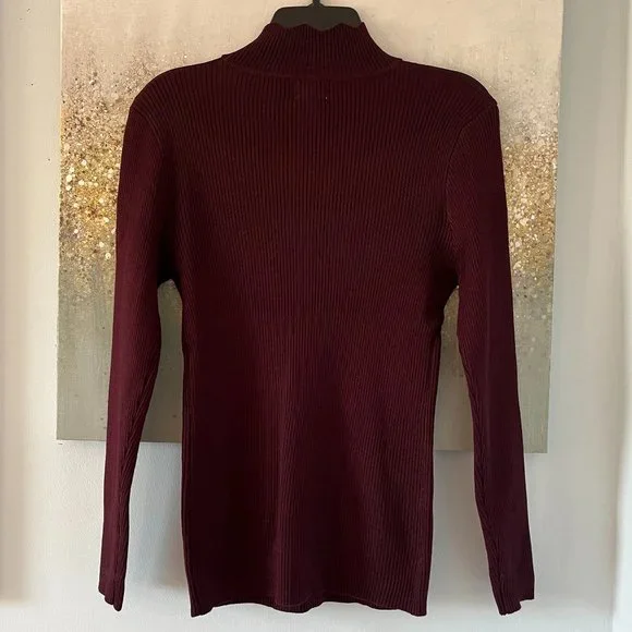 Greige Ribbed Sweater (NWT) - Picture 8 of 12